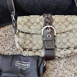 Coach SoHo Signature Canvas Shoulder Bag